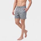 Men Mid Blue Relaxed Fit Abstract Printed Boxers, Mid Blue, small