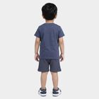 Boys' Knit Baba Suit, Navy Blue, small