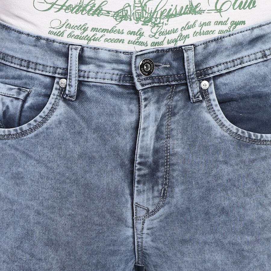 Men's Slim Fit Jeans , Light Grey, large image number null