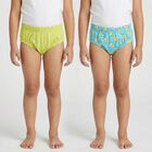Boys' Aqua Cotton Regular Fit Briefs, Aqua, small