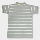 Boys' 100% Cotton Collar Half Sleeves T-Shirt , Light Green, small image number null