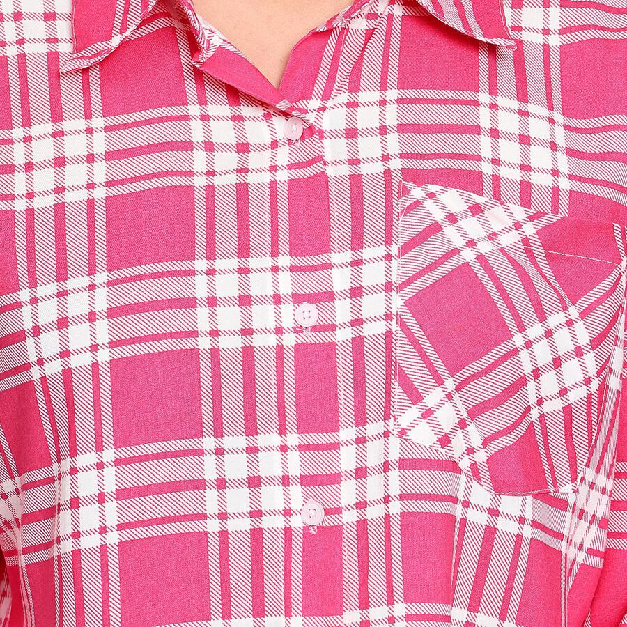 Ladies' Shirt, गुलाबी, large image number null