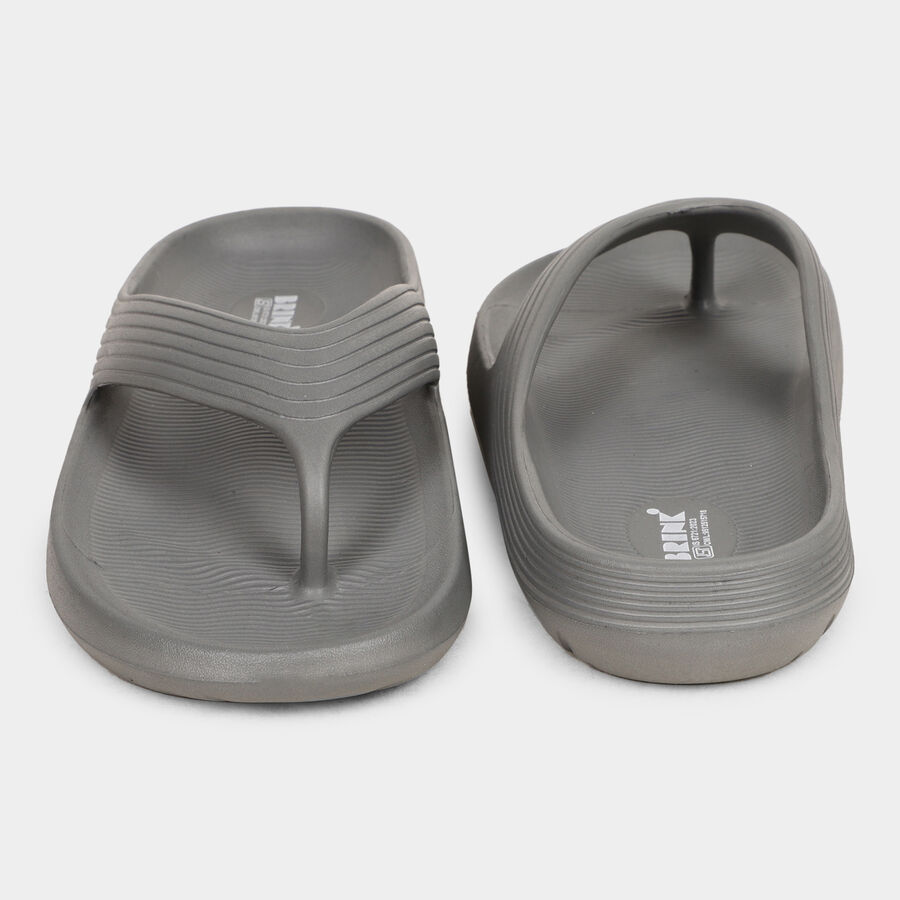 Men's Slippers, Grey, large image number null