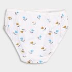 Girls' 100% Cotton Panty , White, small image number null