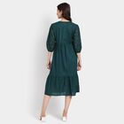Ladies' 100% Cotton Dress, टील ब्लू, small image number null