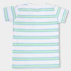 Boys' 100% Cotton Half Sleeves T-Shirt , हल्का हरा, small image number null