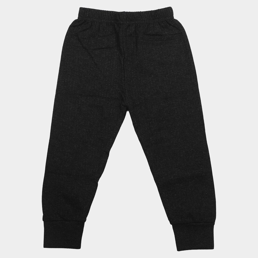 Girls Dark Grey Long Johns Thermal, Dark Grey, large
