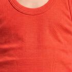 Boys Coral 100% Cotton Round Neck Waistcoat Vest, मूँगा (कोरल), small
