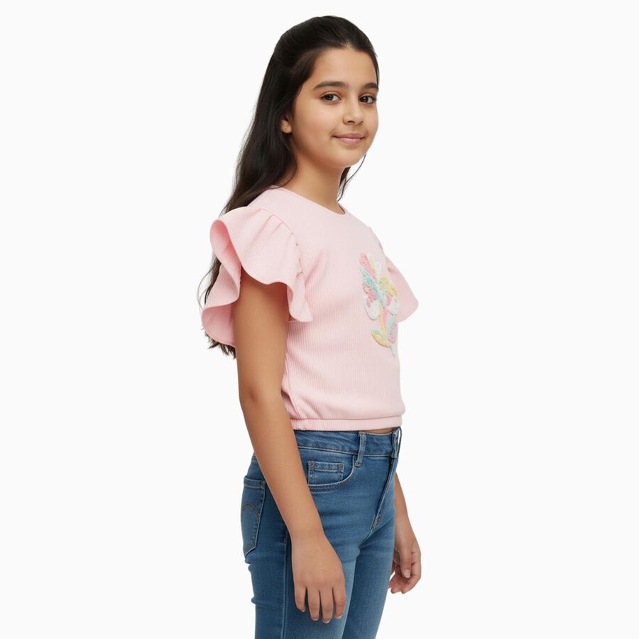 Girls' T-Shirt, Light Pink, large image number null