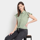 Printed Shirt, Light Green, small image number null