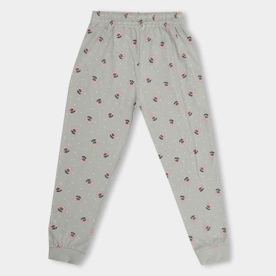 Girls' Pyjamas , हल्का हरा, large image number null