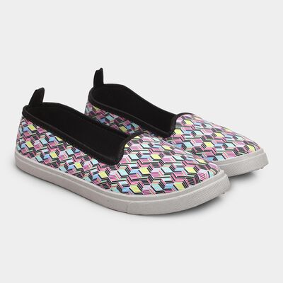 Women's Bright Multicolor Slip-On Casual Shoes