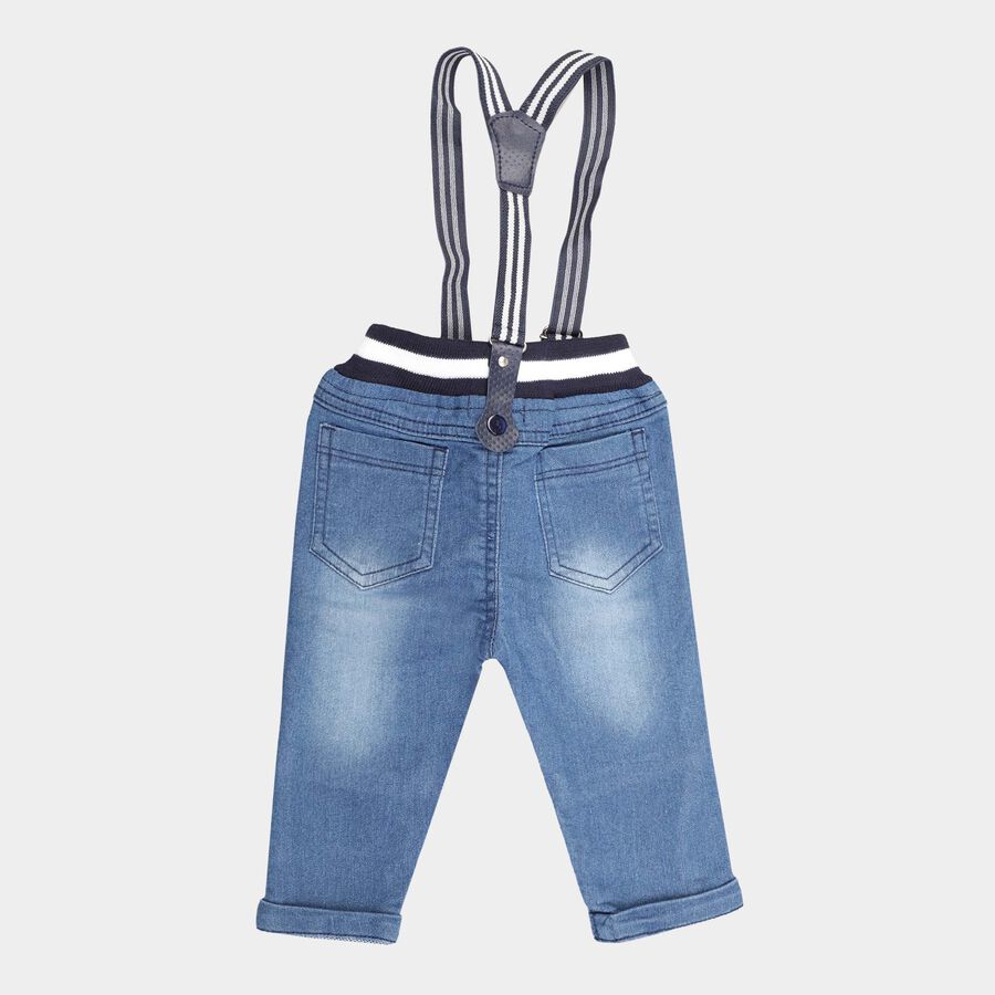 Infants Jogger Fit Jeans, Dark Blue, large image number null