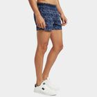 Men's Navy Blue Regular Fit Cotton Trunks, Navy Blue, small