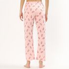 Women's Light Grey Relaxed Fit Cotton Blend Pyjama, हल्का गुलाबी, small