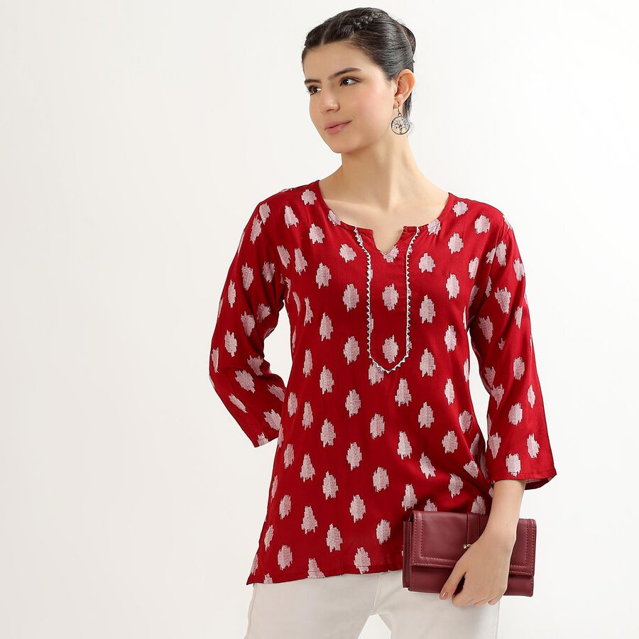 Ladies' Kurti , Maroon, large image number null