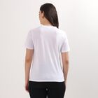 Ladies' Round Neck T-Shirt, White, small image number null