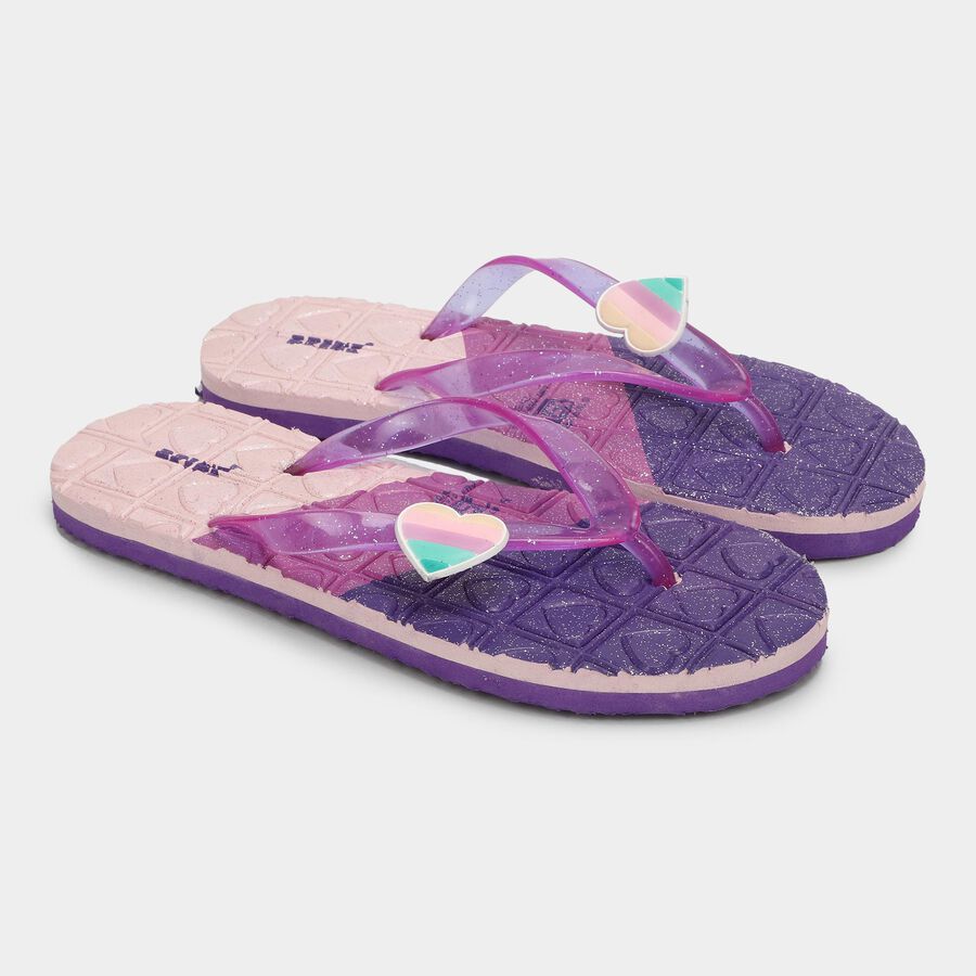 Girls' Slipper, Lilac, large image number null