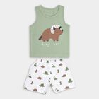 Infant Boys' 100% Cotton Baba Suit , ओलिव, small