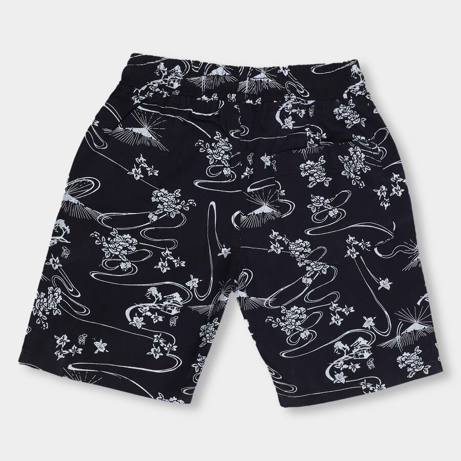 Boys' 100% Cotton Cross Pocket Bermuda , Navy Blue, large image number null