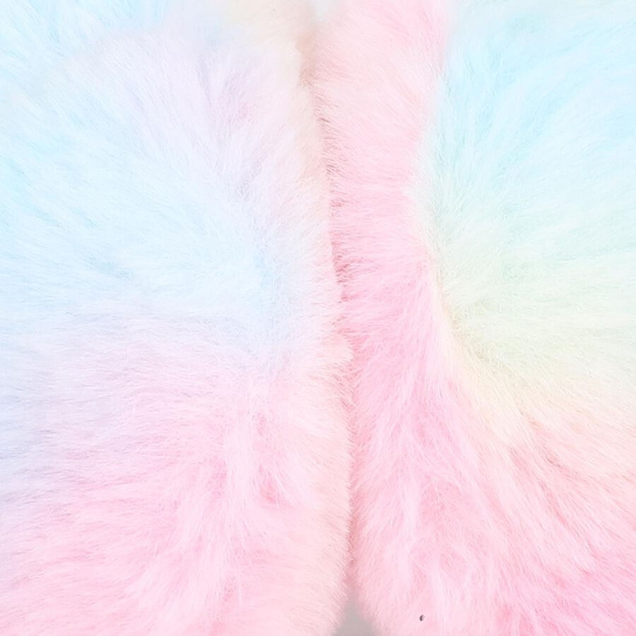 Girls Pastel Rainbow Unicorn Earmuffs, Assorted, large image number null