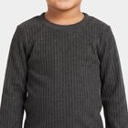 Boys Charcoal Long Sleeve Thermal, Charcoal, small