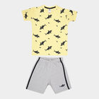 Boys Cotton Baba Suit, Yellow, small image number null