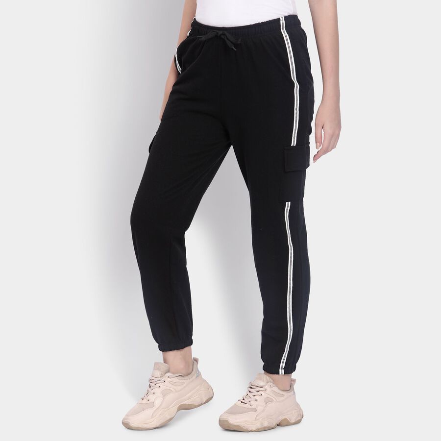 Ladies' Track Pants , काला, large image number null