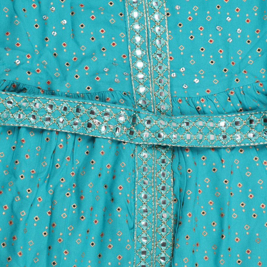 Girls' Fusion Set, एक्वा, large image number null