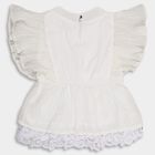 Girls' T-Shirt, सफ़ेद, small image number null