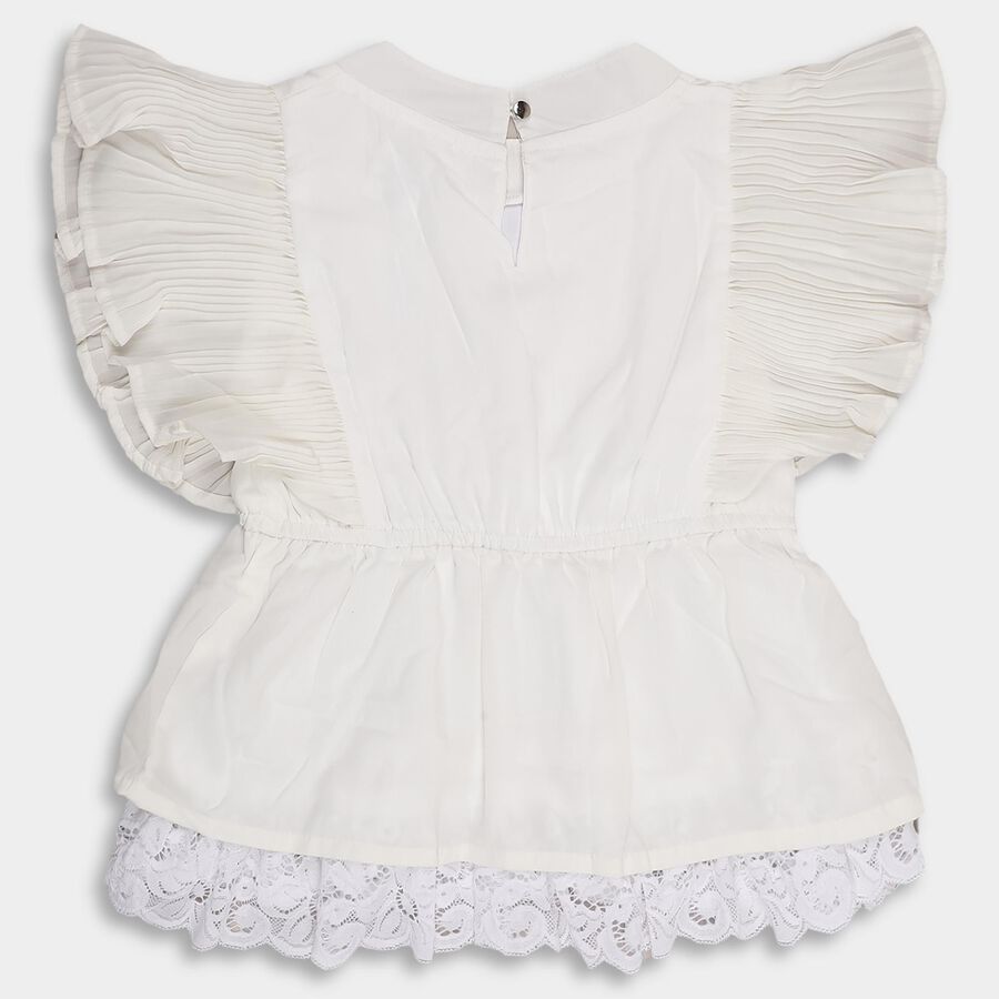 Girls' T-Shirt, सफ़ेद, large image number null