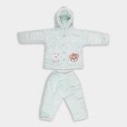 Infants Light Mint Green Hooded Casual Hipster Set, Light Green, small image number null