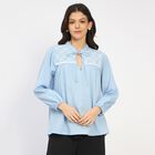 Ladies' Top, हल्का नीला, small