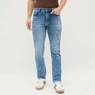 Men's Jeans, मध्यम नीला, small image number null