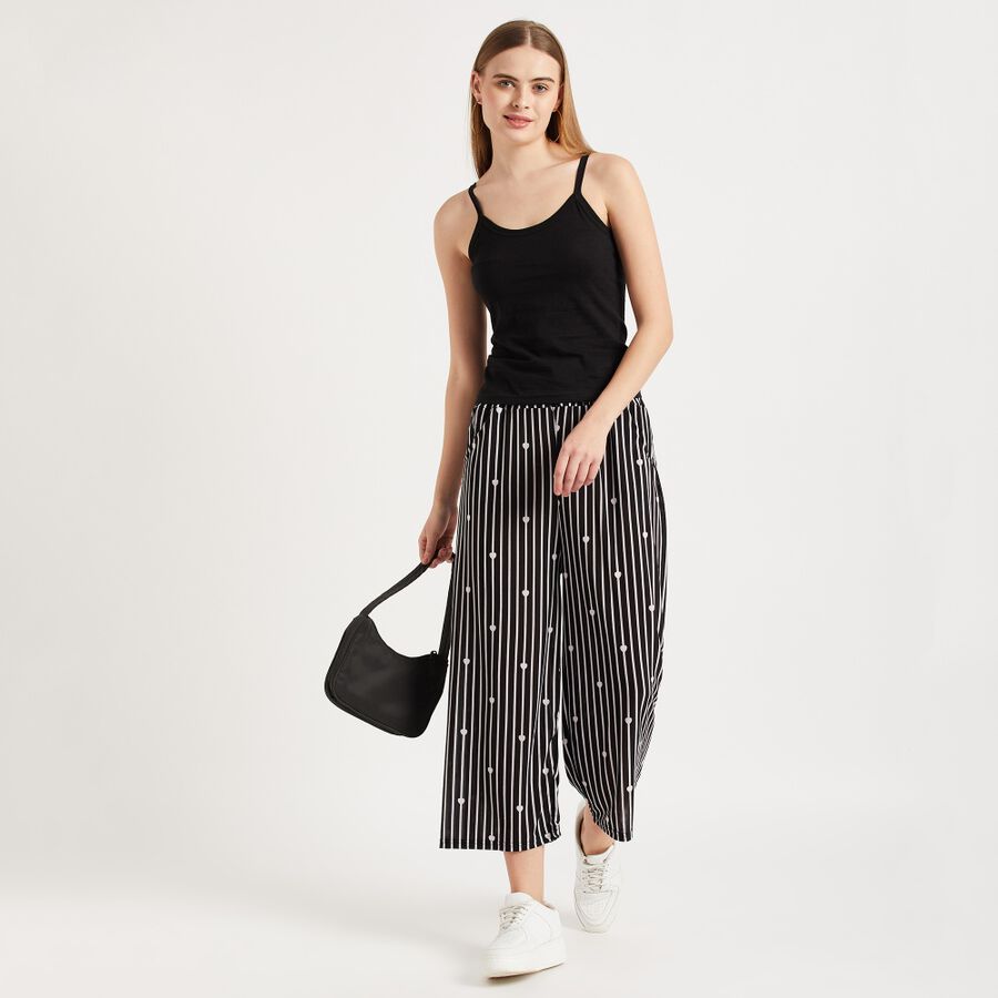 Ladies' Cotton Slips, Black, large image number null