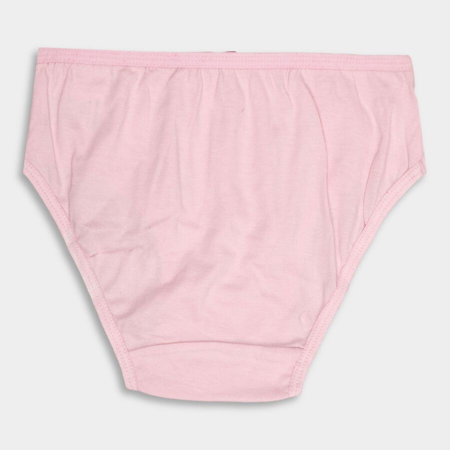 Girls' 100% Cotton Panty, White, large image number null