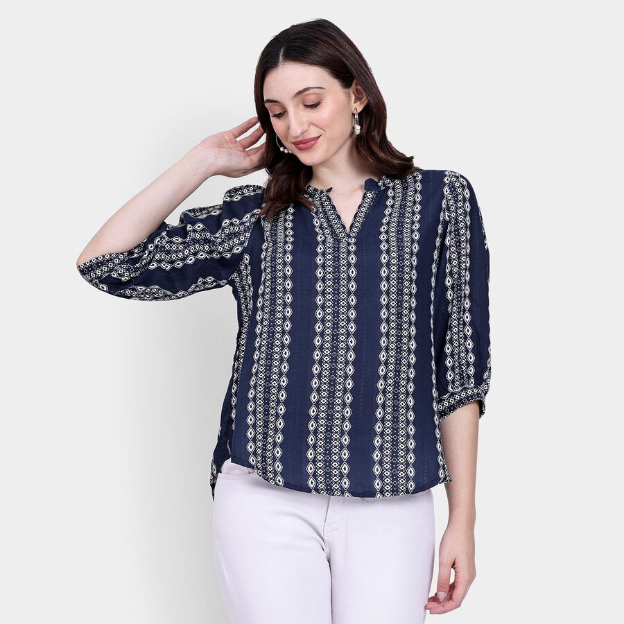 Ladies' Shirt , Navy Blue, large image number null