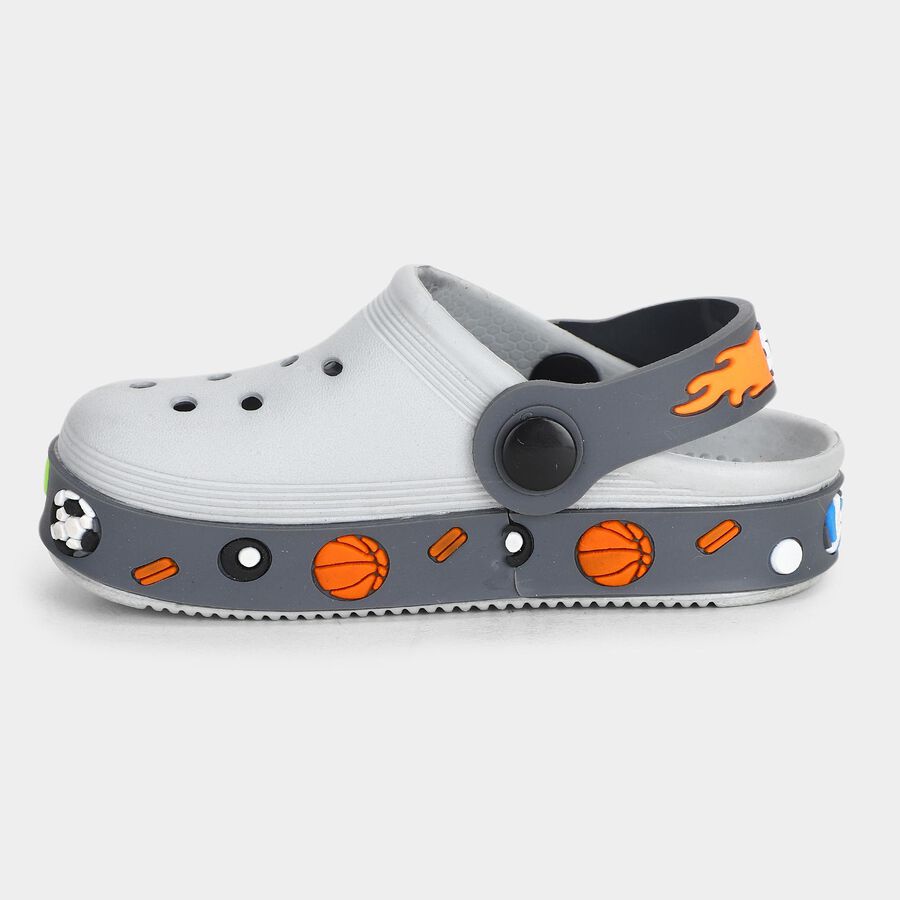 Boys' Sandal, Grey, large