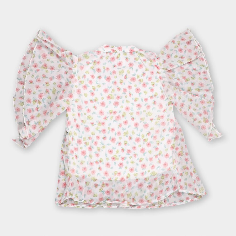 Girl's T-Shirt, सफ़ेद, large image number null
