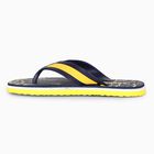 Kids Yellow Printed Flip-Flop Slippers, पीला, small