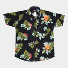 Boys Cotton Casual Shirt, Black, small image number null