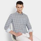 Men's 100% Cotton Casual Shirt, सफ़ेद, small image number null