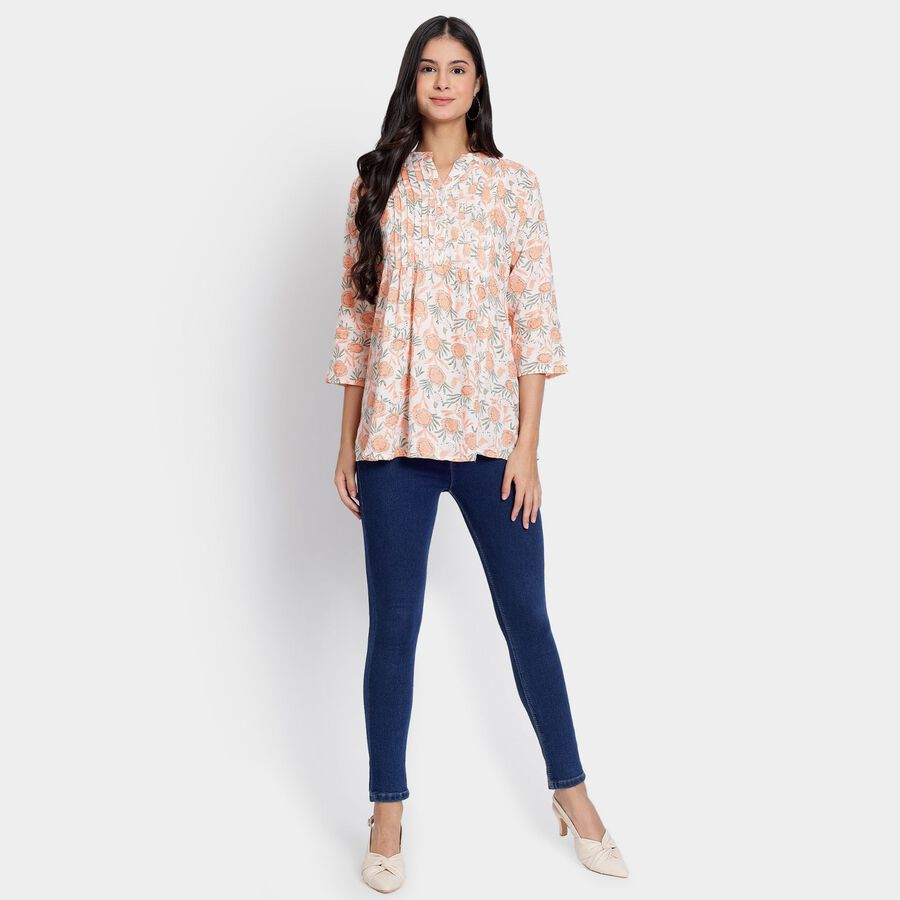 Ladies' Kurta, पीच, large image number null