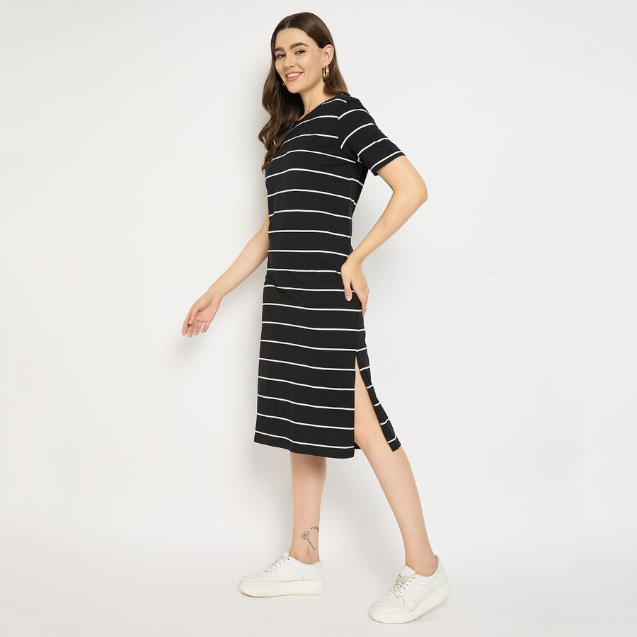 Ladies' Dress, काला, large image number null