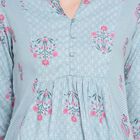 All Over Print Kurta, Light Blue, small image number null