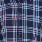 Cotton Checks Casual Shirt, Mid Blue, small image number null