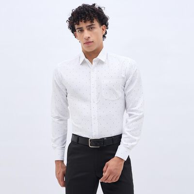 Men's Cut Away Collar Formal Shirt