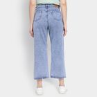 Ladies' 100% Cotton Jeans , Mid Blue, small image number null