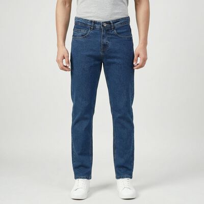 Men's Blue Slim Fit Classic Jeans
