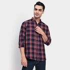 Men's 100% Cotton Casual Shirt, Red, small image number null